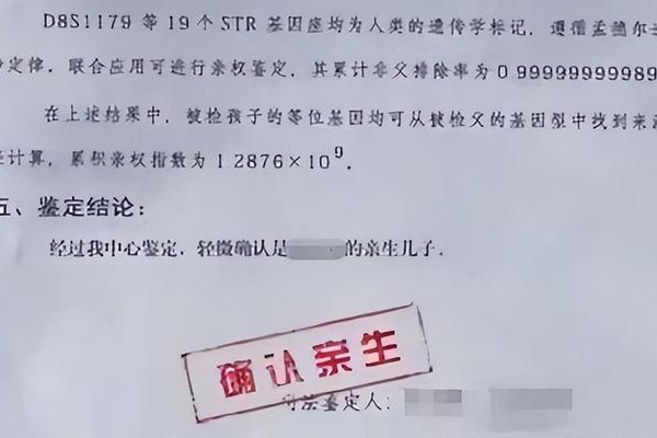 解读亲子鉴定报告